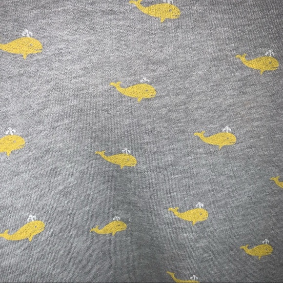 WildFox Whale Crewneck Sweatshirt Sweater Gray Yellow Size Small - Picture 6 of 8